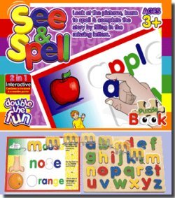 Tree Toys Puzzle Books See and Spell